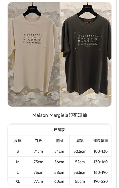 GTR / 메종마르지엘라 남성 반팔 티셔츠