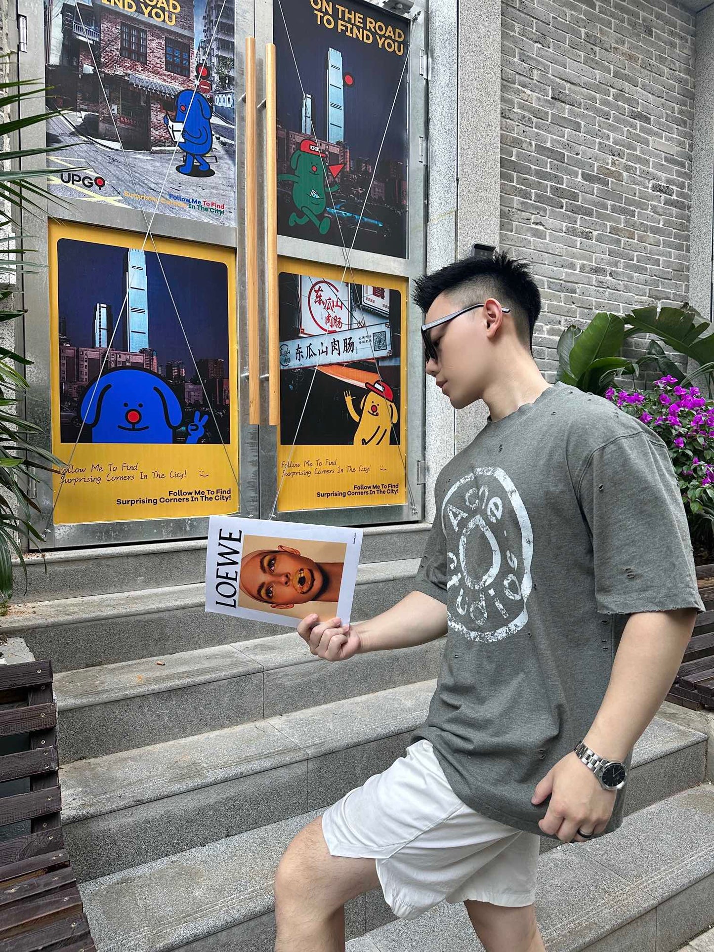 GTR / 아크네스튜디오 남성 반팔 티셔츠