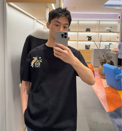 BVG / 로에베 남성 여성 반팔 티셔츠