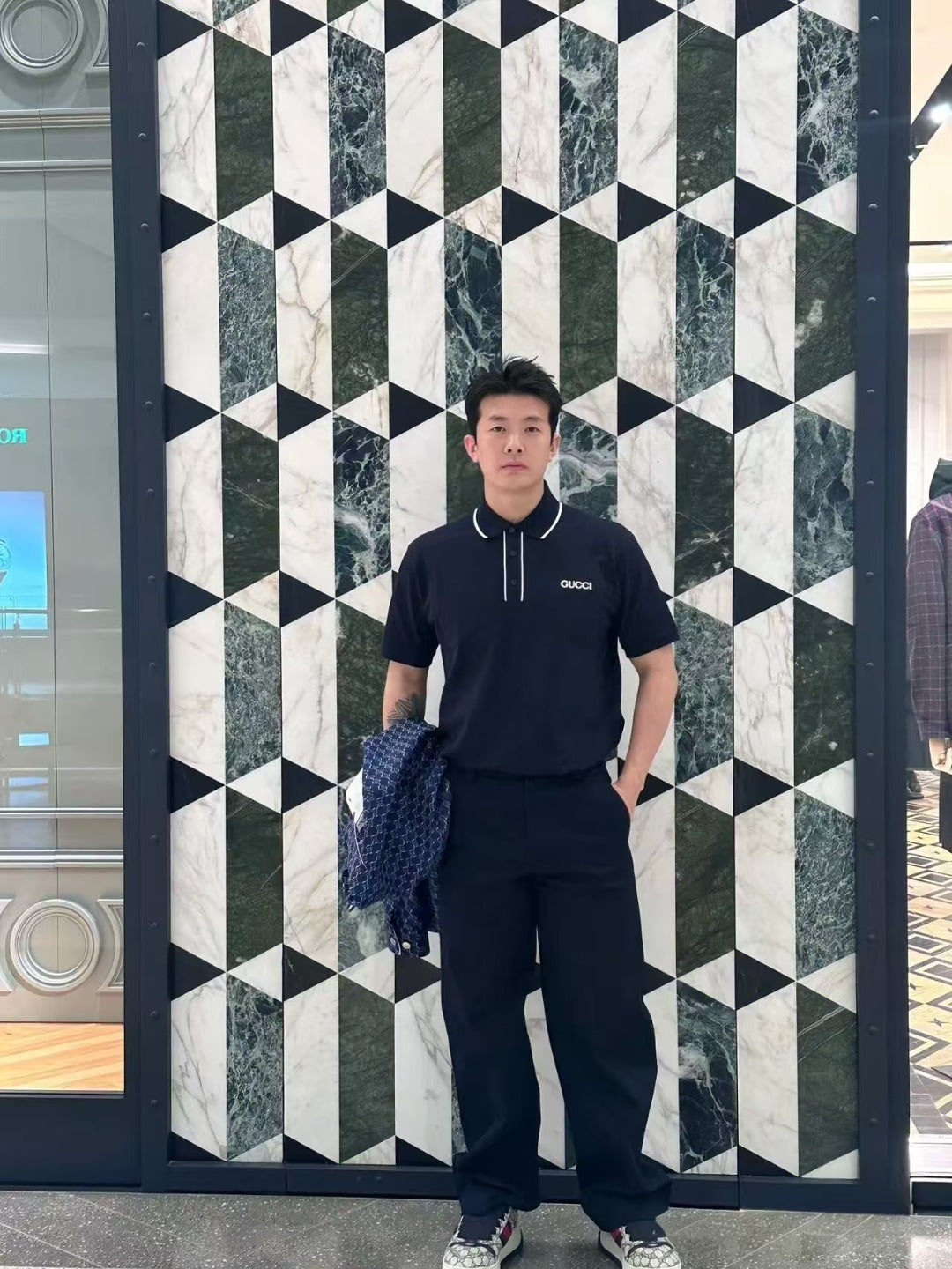 GTR / Gucci Men's Short-Sleeve Shirt