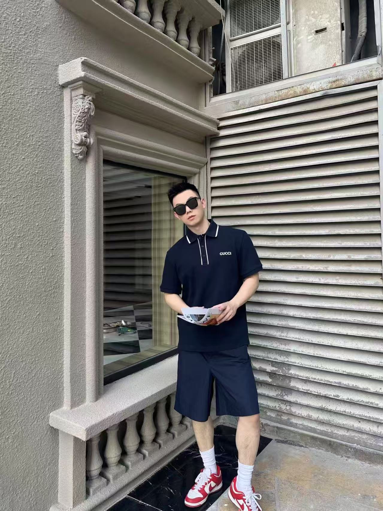 GTR / Gucci Men's Short-Sleeve Shirt