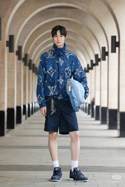 체인2호 / 루이비통 남성 프린트 나일론 후드 자켓