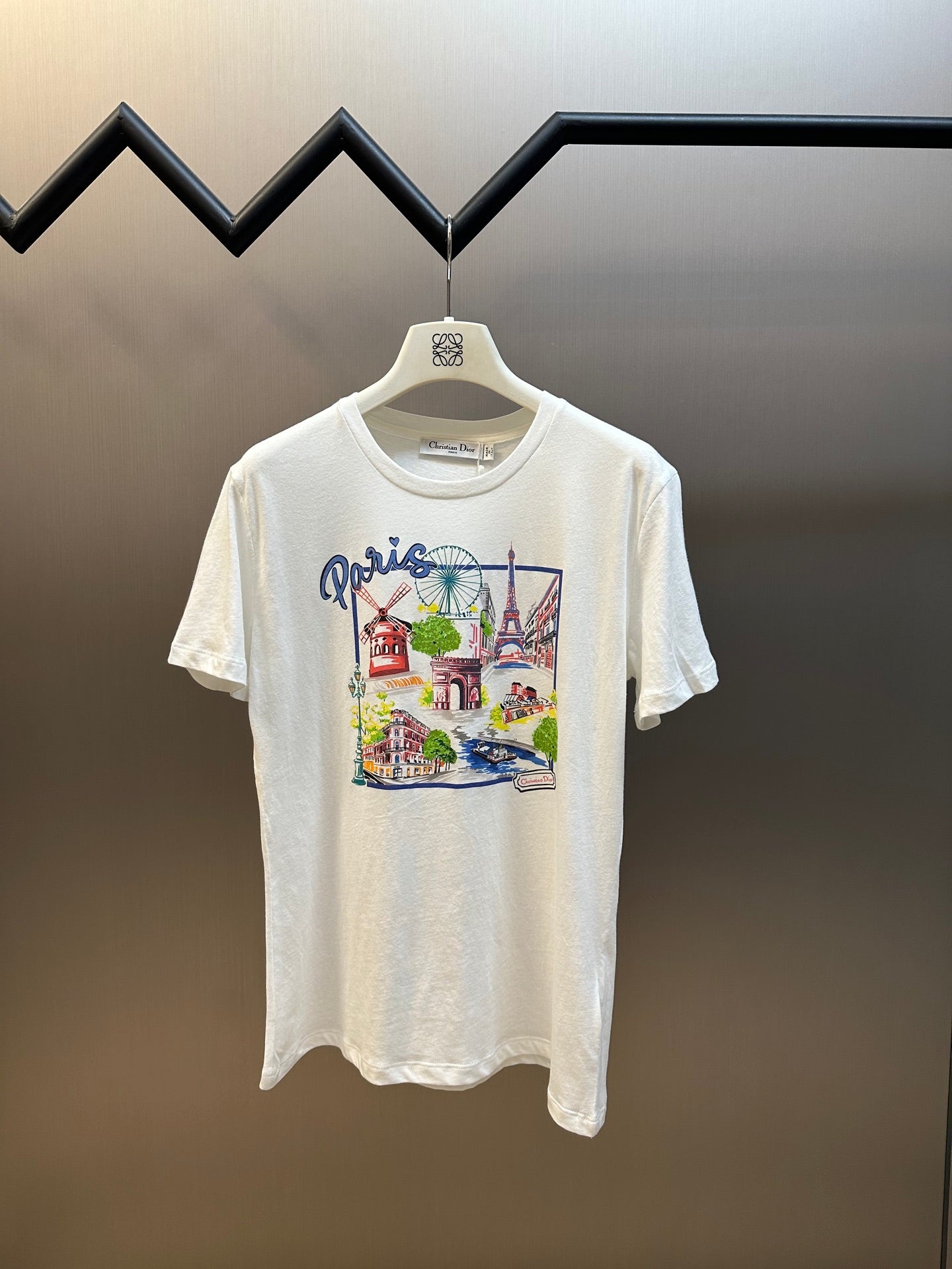 체인2호 / Dior Women's Souvenir Print Short-Sleeve T-Shirt