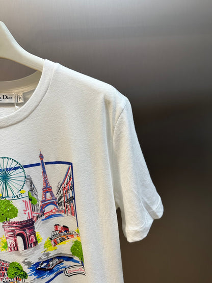 체인2호 / Dior Women's Souvenir Print Short-Sleeve T-Shirt