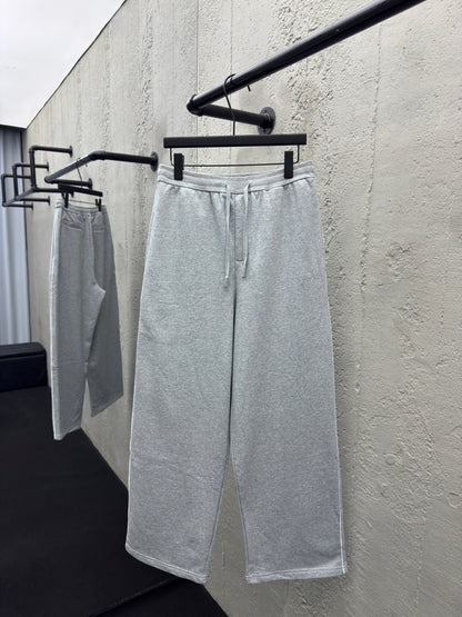 Chain 2 / Dior Men's Embroidered Gray Pants