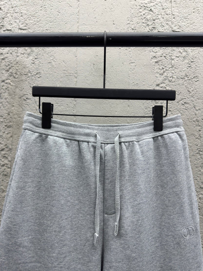 Chain 2 / Dior Men's Embroidered Gray Pants