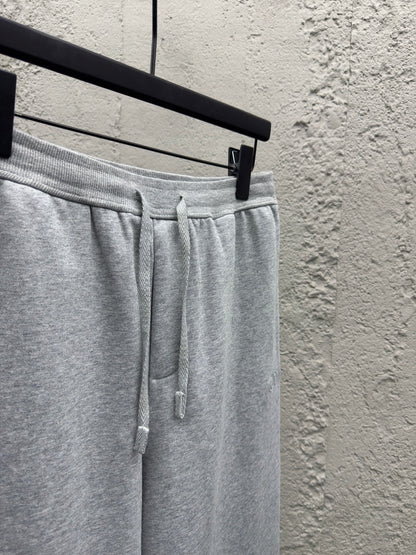 Chain 2 / Dior Men's Embroidered Gray Pants