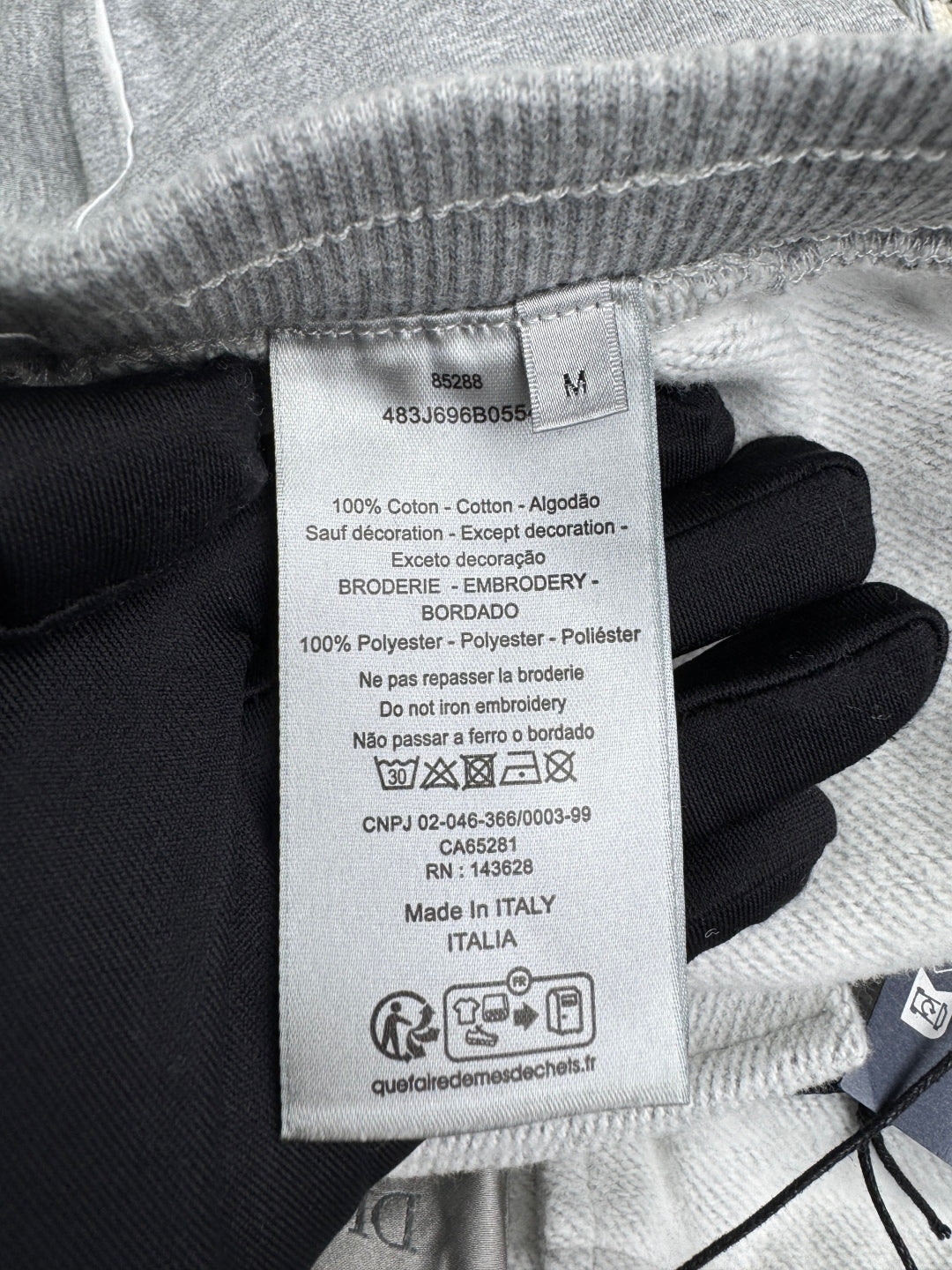 Chain 2 / Dior Men's Embroidered Gray Pants