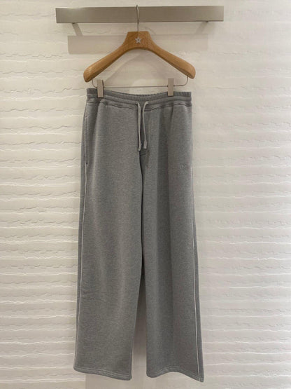 Chain 2 / Dior Men's Embroidered Gray Pants