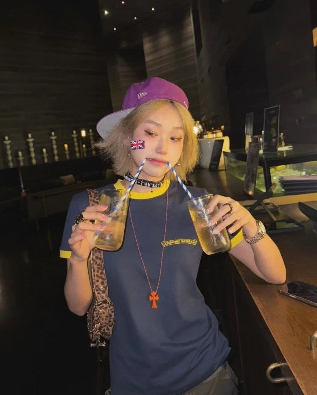 체인2호 / 크롬하츠 여성 반팔 티셔츠