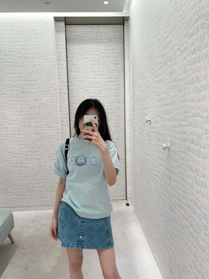 사슬 / 디올 남성 라운드넥 반팔 티셔츠