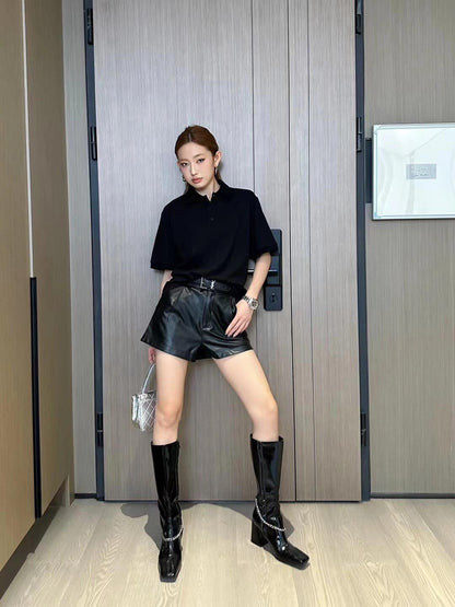 사슬 / 입생로랑 남성 여성 반팔 셔츠