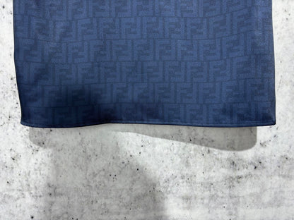 Chain / Fendi Men's Single Buckle Short Sleeve Shirt