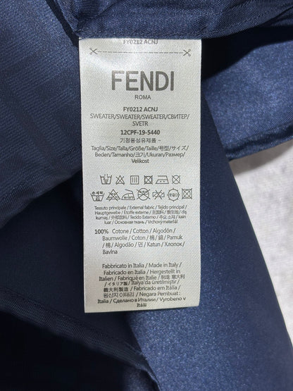 Chain / Fendi Men's Single Buckle Short Sleeve Shirt
