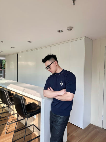 사슬 / 디올 남성  캐주얼 라운드 반팔 티셔츠
