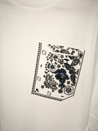 GTR / Fendi Men's Printed Short-Sleeved T-Shirt