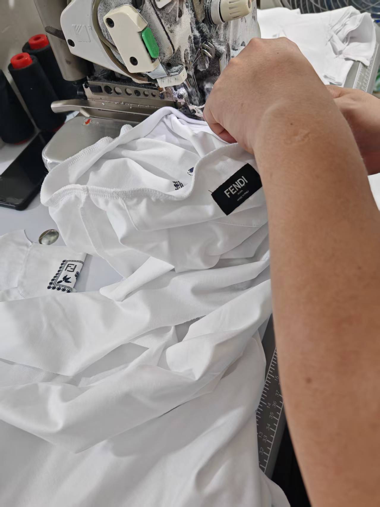 GTR / Fendi Men's Printed Short-Sleeved T-Shirt