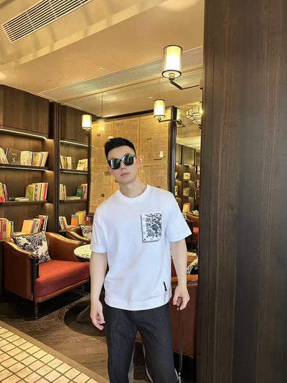 GTR / Fendi Men's Printed Short-Sleeved T-Shirt
