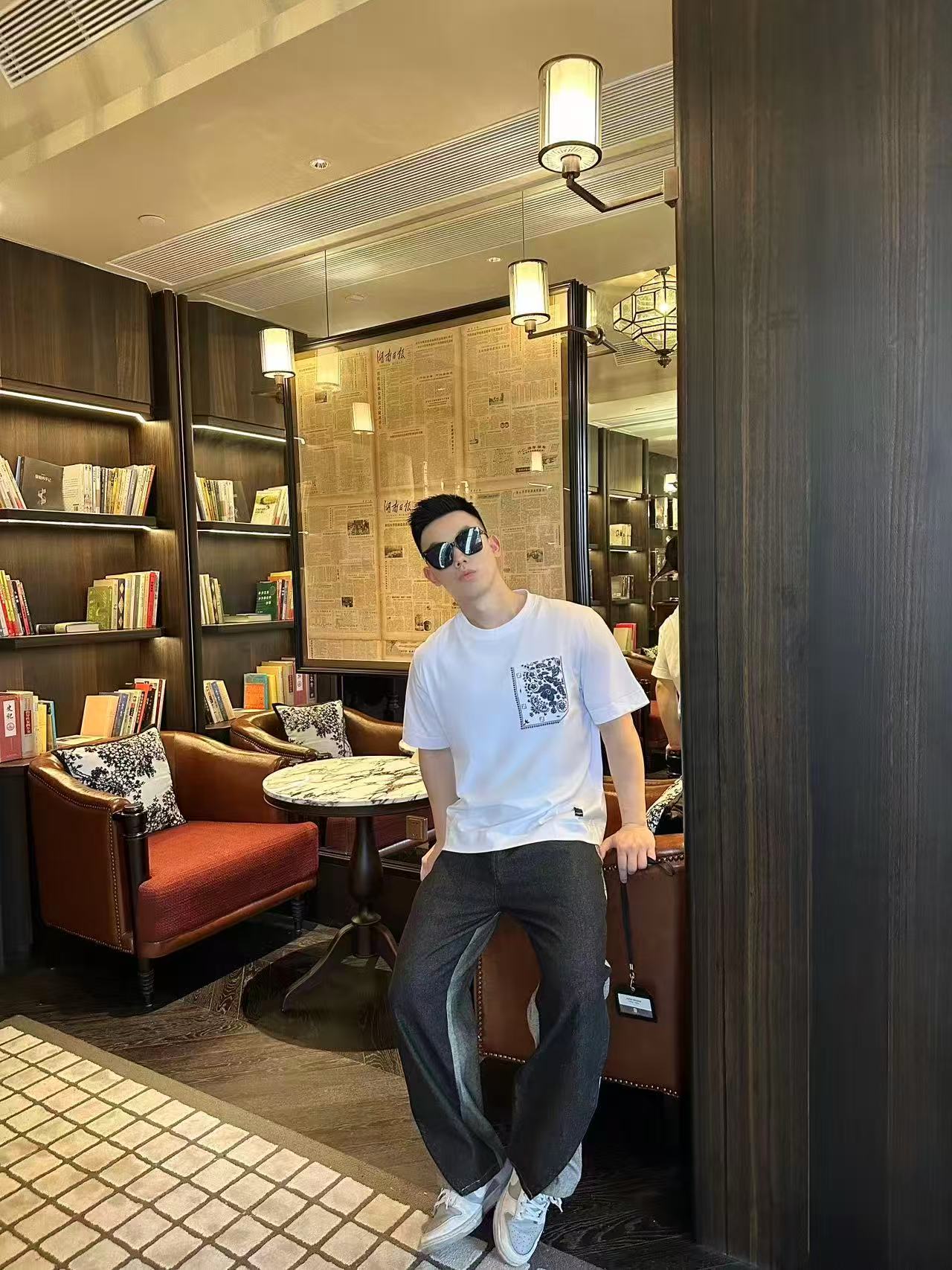 GTR / Fendi Men's Printed Short-Sleeved T-Shirt