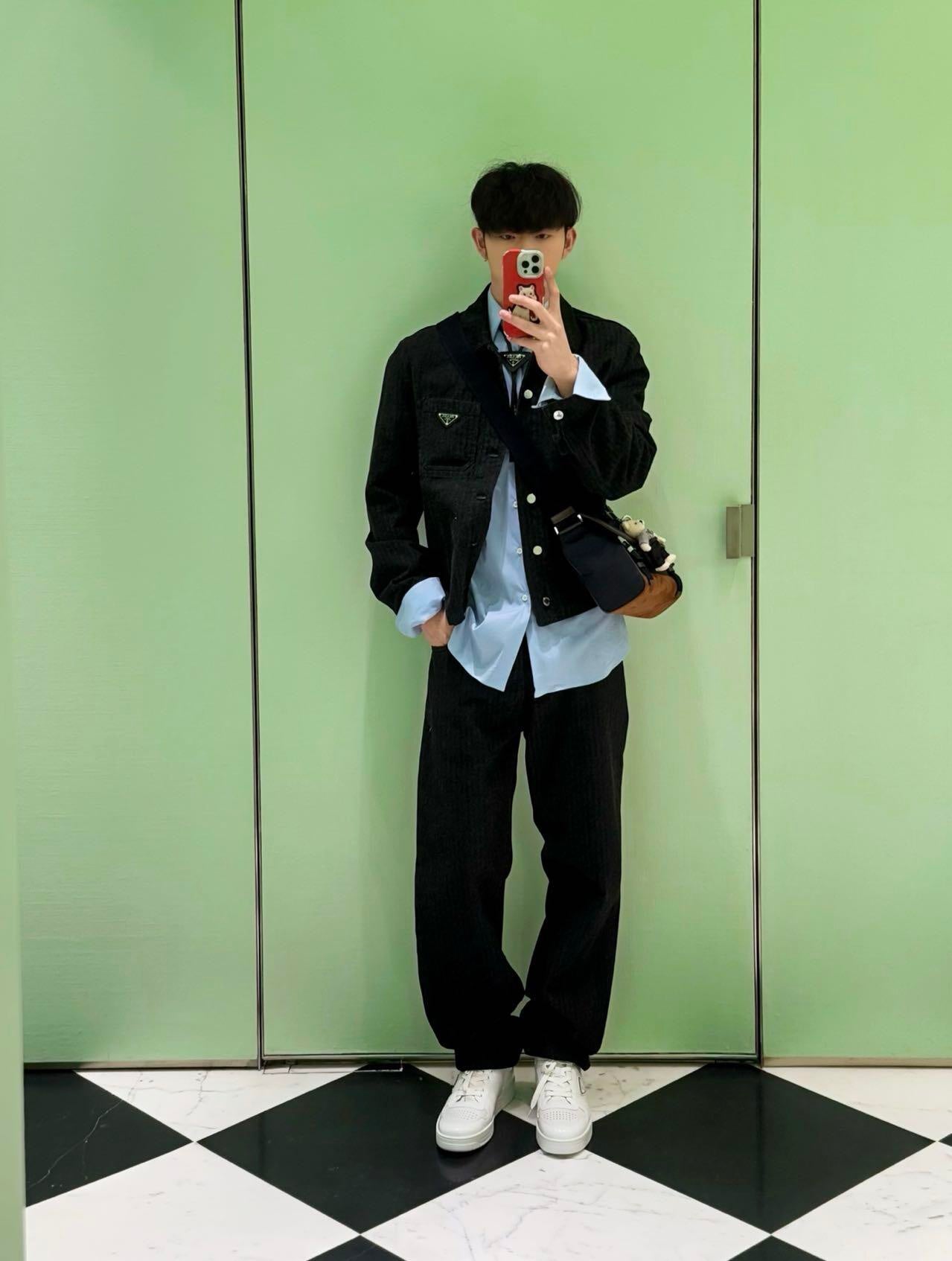 GTR / 프라다 남성 삼각표 데님 자켓