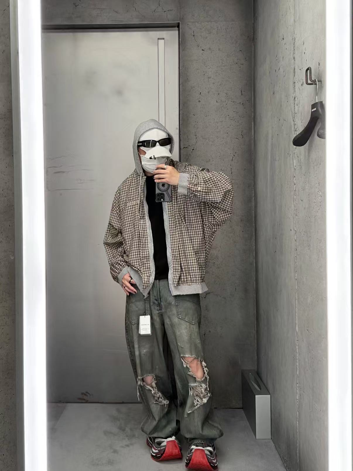 GTR / 발렌시아가 남성 후드 자켓