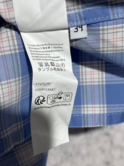 사슬 / 로에베 남성 체크 와이드 반팔 셔츠