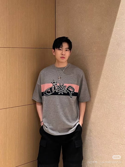GTR / 디올 남성 니트 반팔 셔츠
