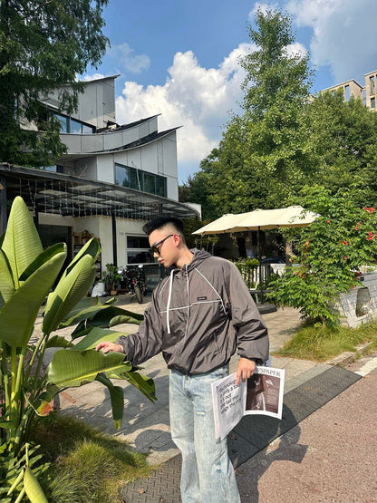 GTR / 미우미우 남성 여성 후드 재킷