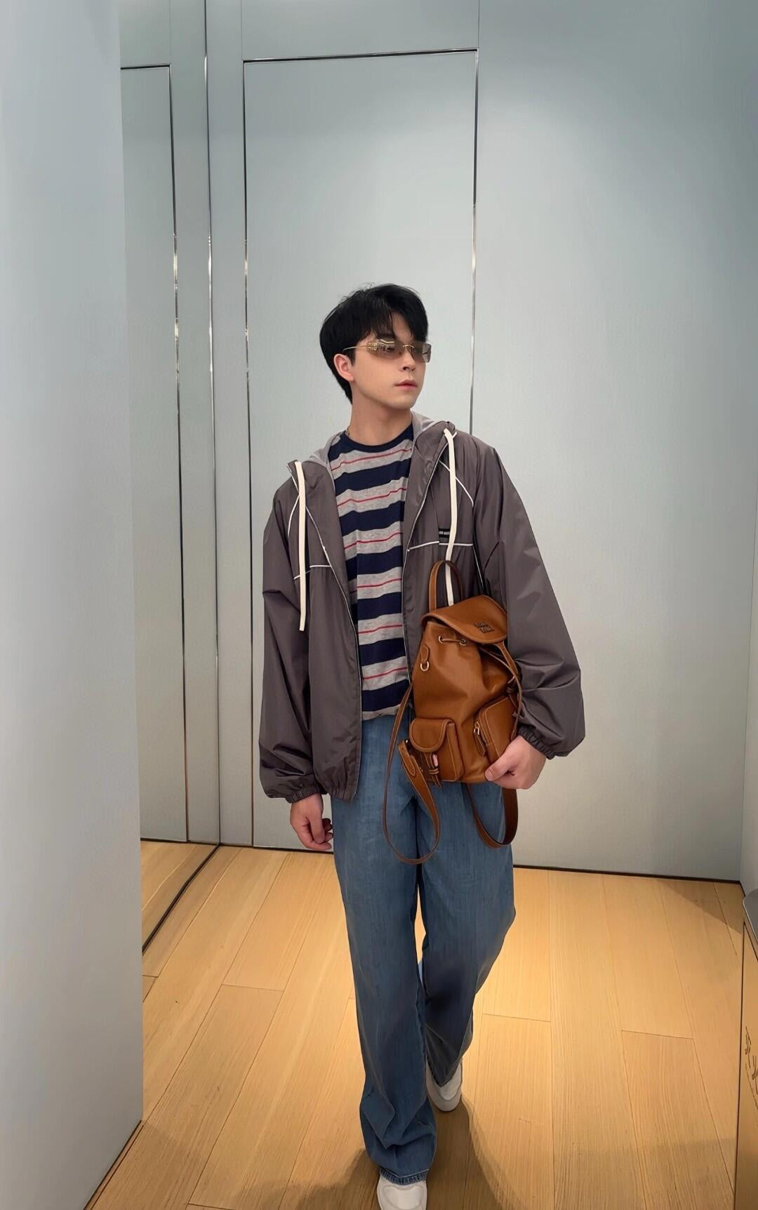 GTR / 미우미우 남성 여성 후드 재킷