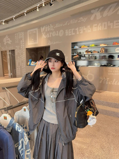 GTR / 미우미우 남성 여성 후드 재킷