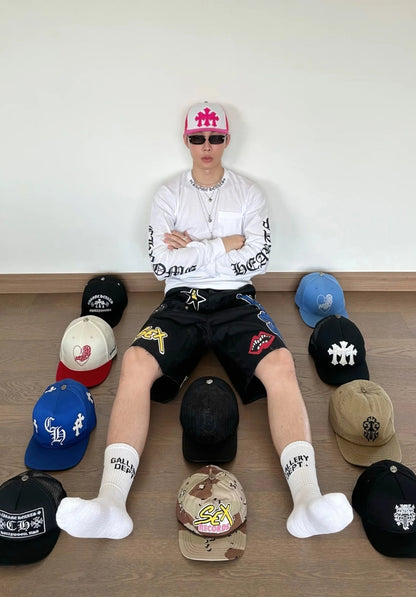 GTR / 크롬하츠 남성 산스크리트 긴팔 티셔츠