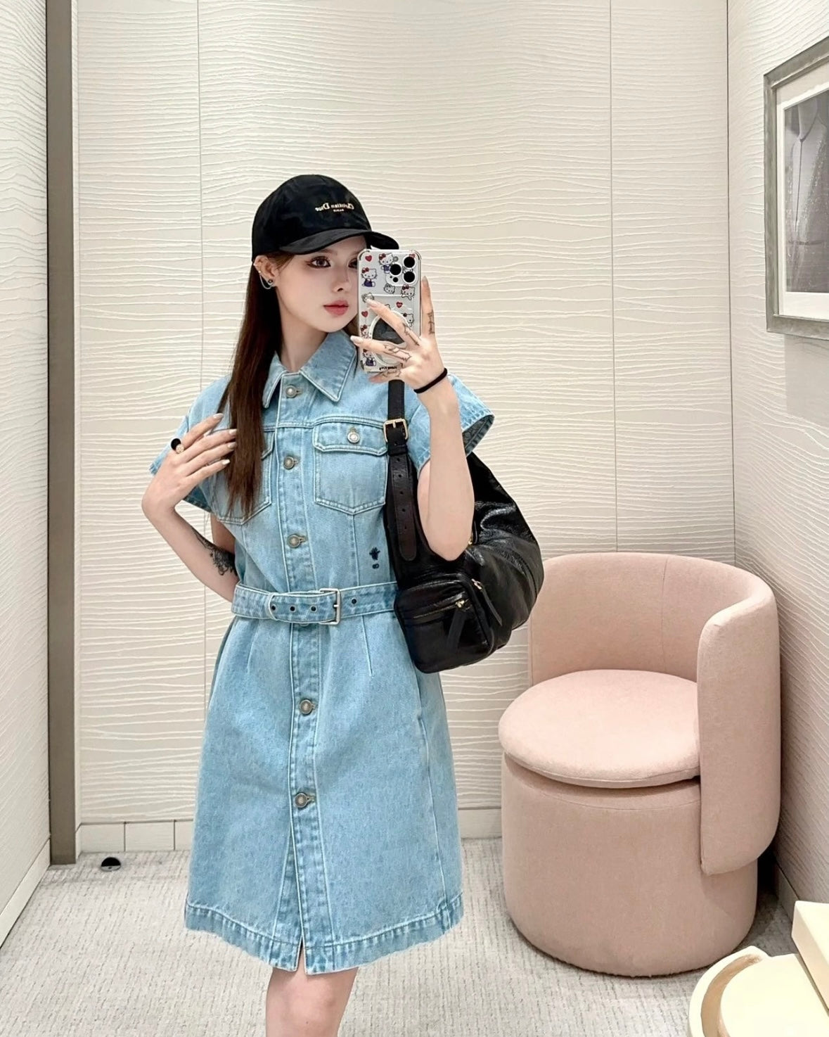 Chain 2 / Dior Women's Short Shirt Dress
