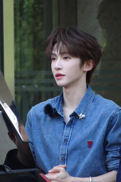 BVG / 아미리 남성 여성 데님 셔츠 자켓