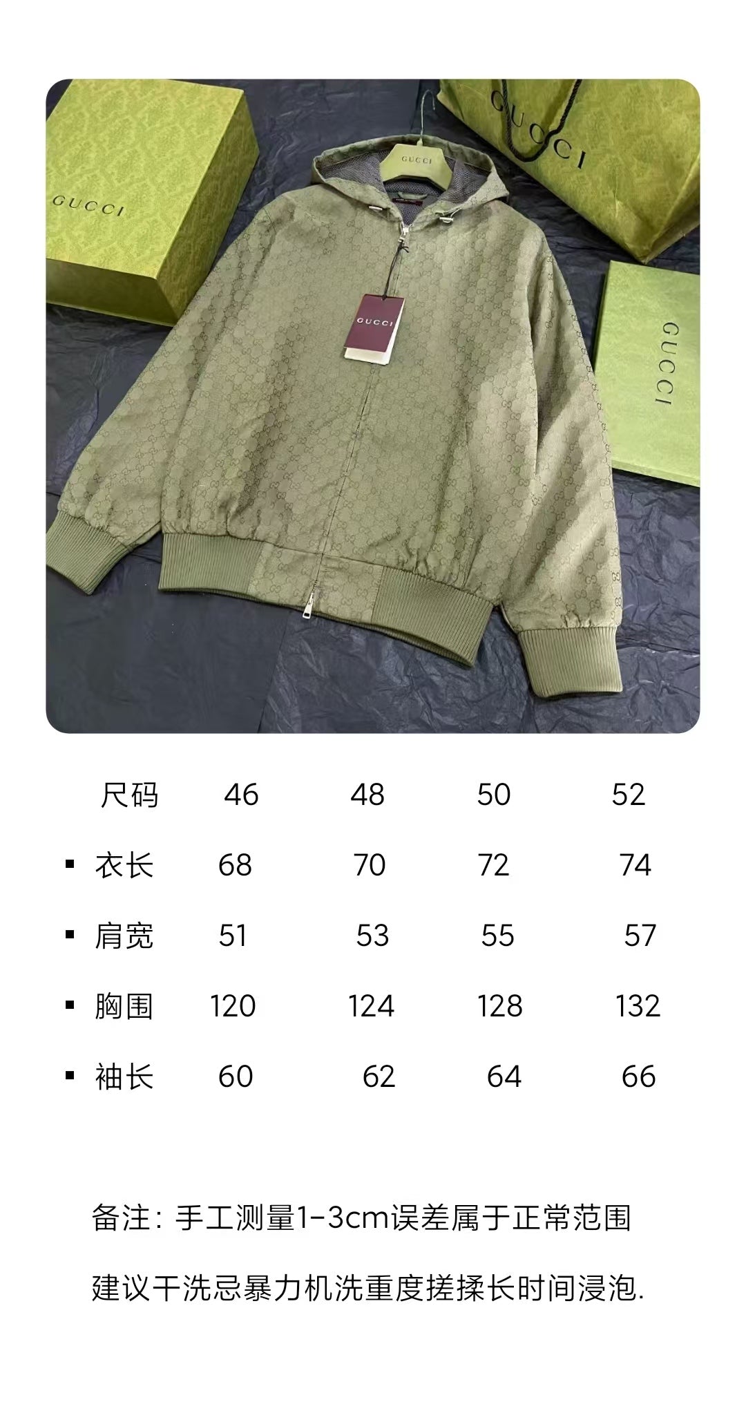 BVG / 구찌 남성 후드 자켓