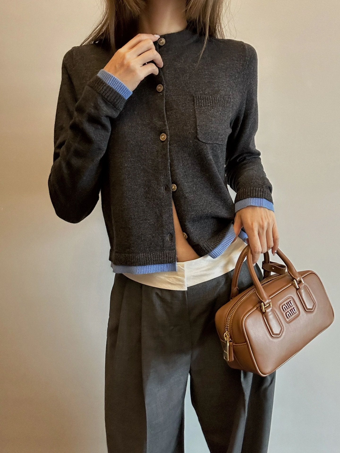 양 공장 / 미우미우 스몰 사이즈 블랙 볼링백