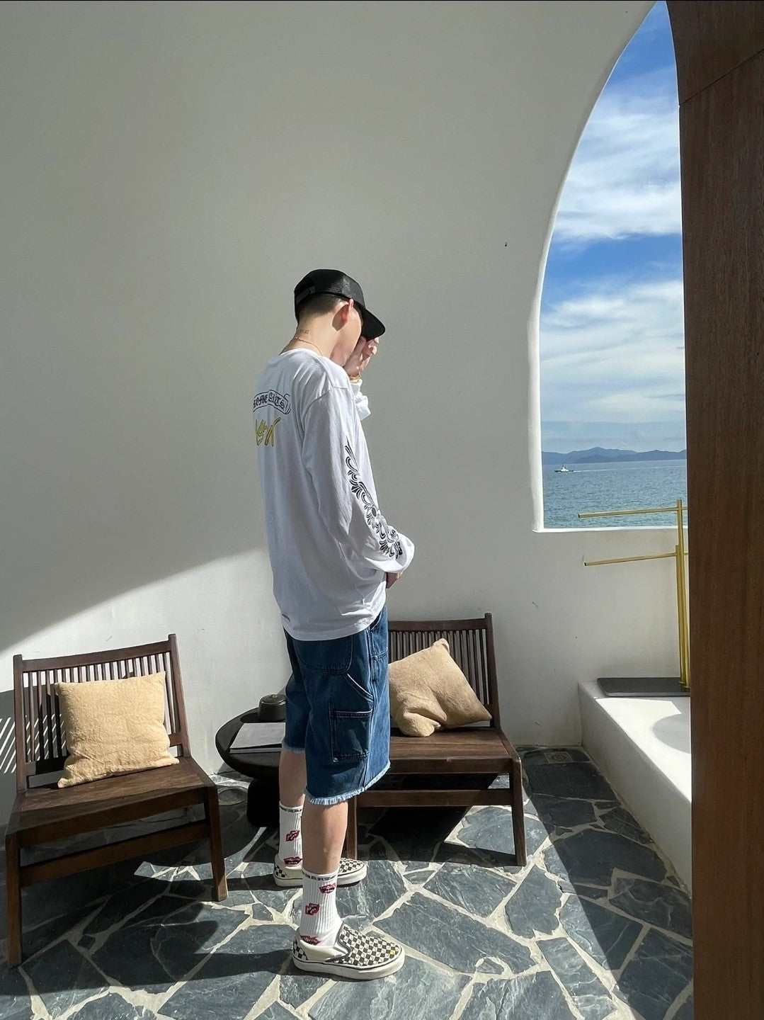 GTR / 크롬하츠 남성 그래피티 셔츠