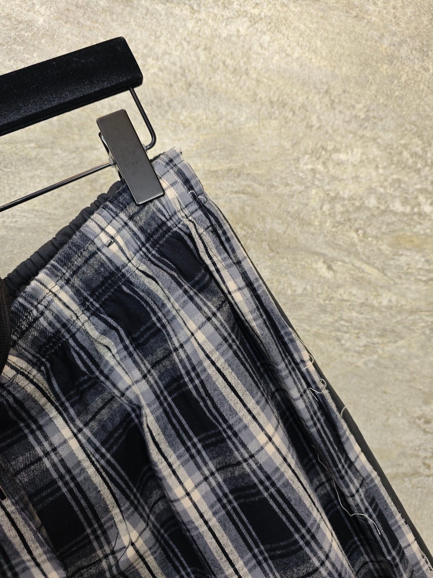 GTR / Balenciaga Men's Women's Check Long Pants
