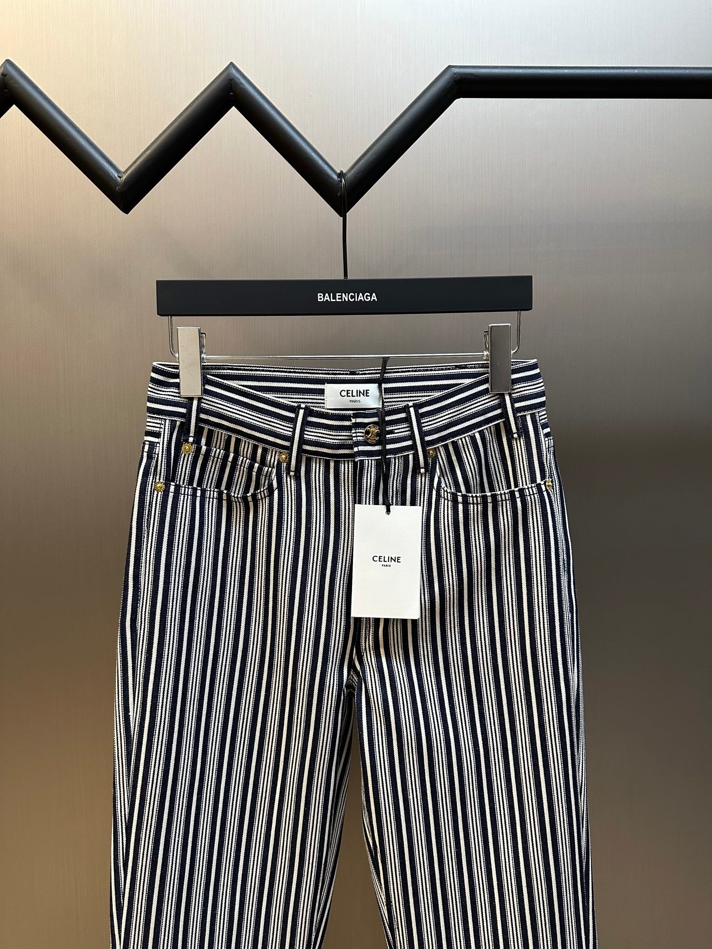 Chain 2 / Celine Women's Striped Long Pants