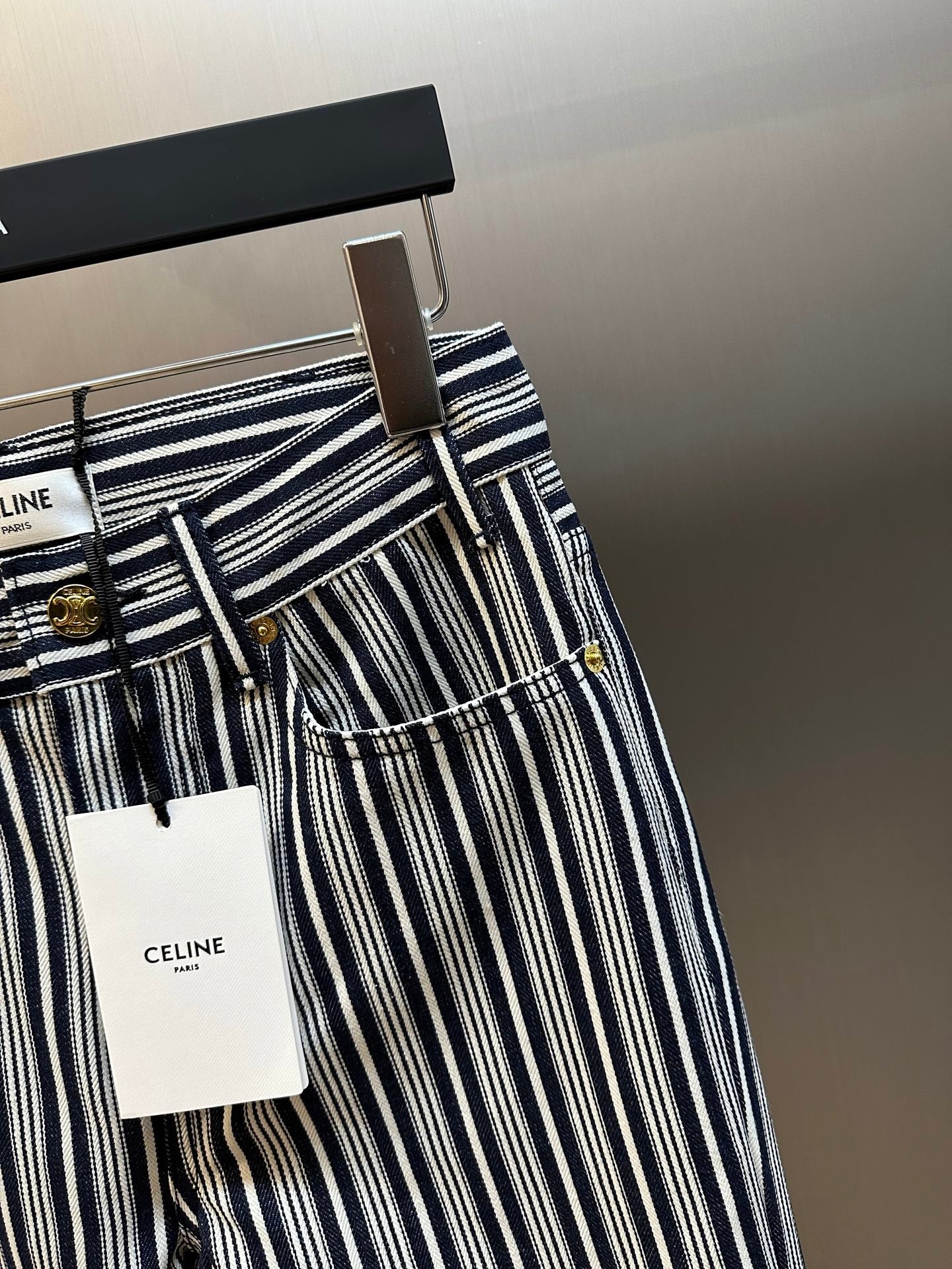 Chain 2 / Celine Women's Striped Long Pants