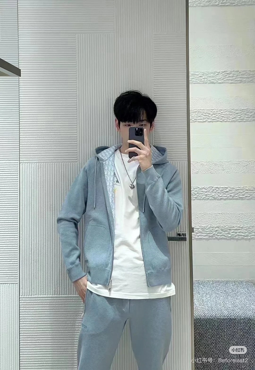 체인2호 / 디올 남성 여성 후드 니트