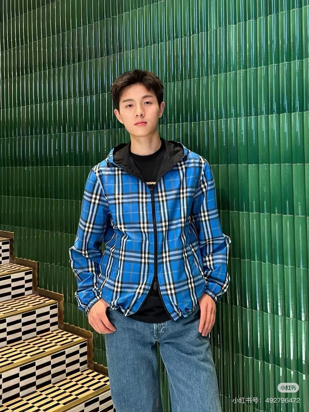 Chain2 / Burberry Men's Reversible Jacket