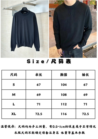 체인2호 / 펜디 남성 엠보 니트