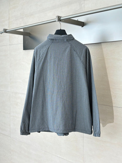 Chain2ho / Balenciaga Men's and Women's Plaid Coat