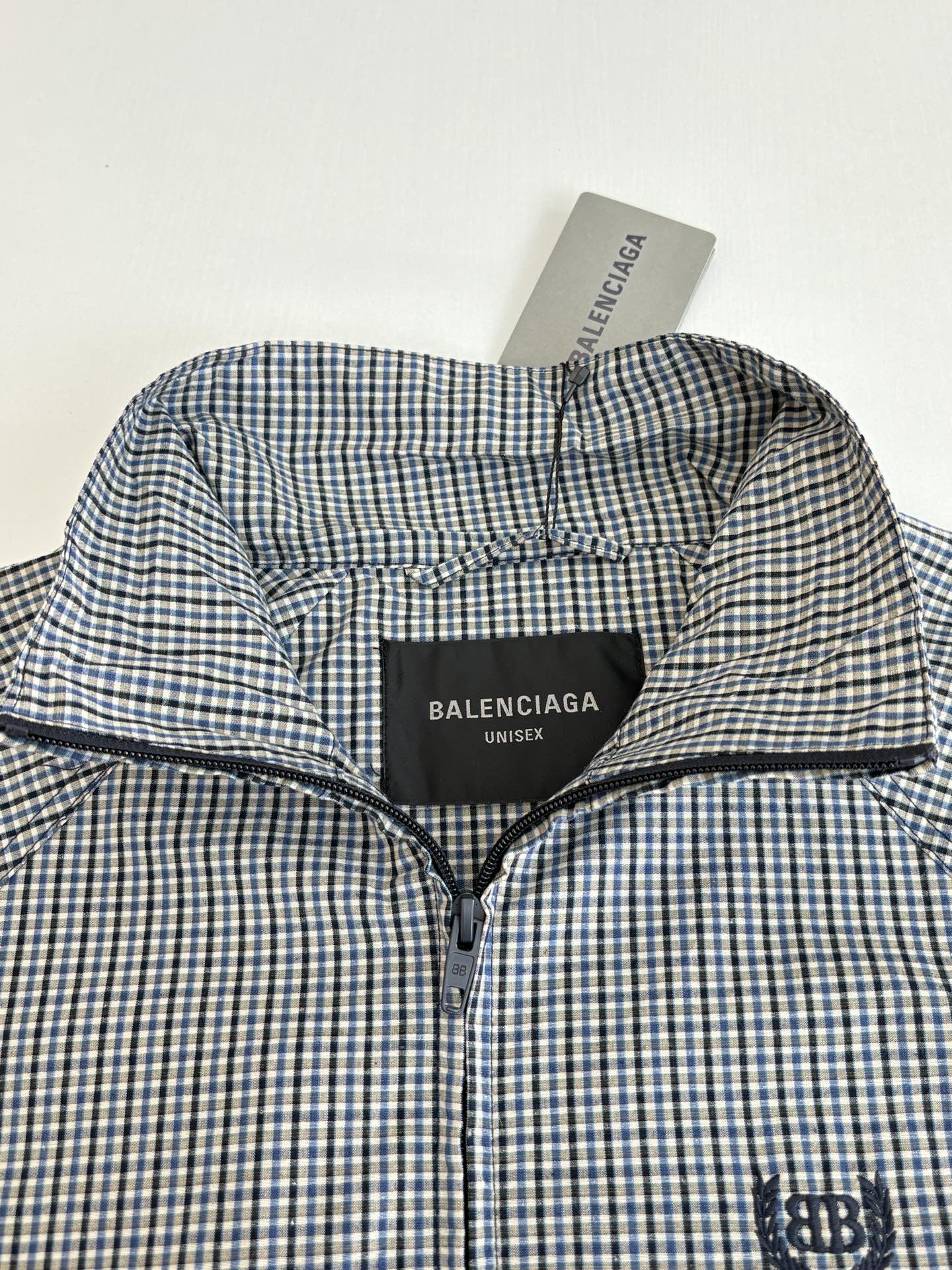 Chain2ho / Balenciaga Men's and Women's Plaid Coat