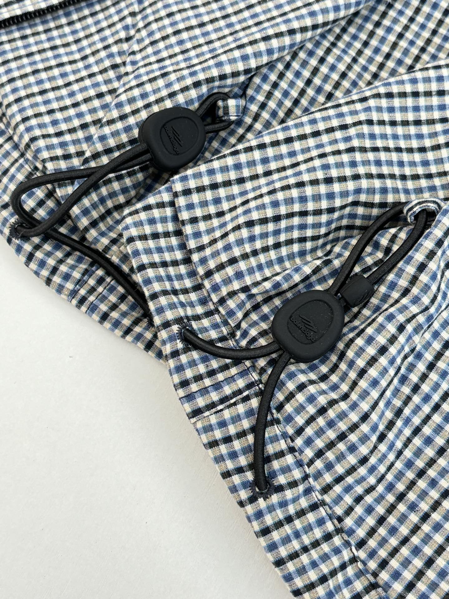 Chain2ho / Balenciaga Men's and Women's Plaid Coat