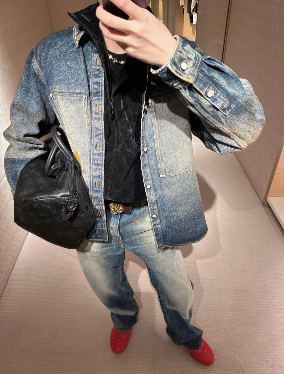 BVG / 루이비통 남성 데님 팬츠