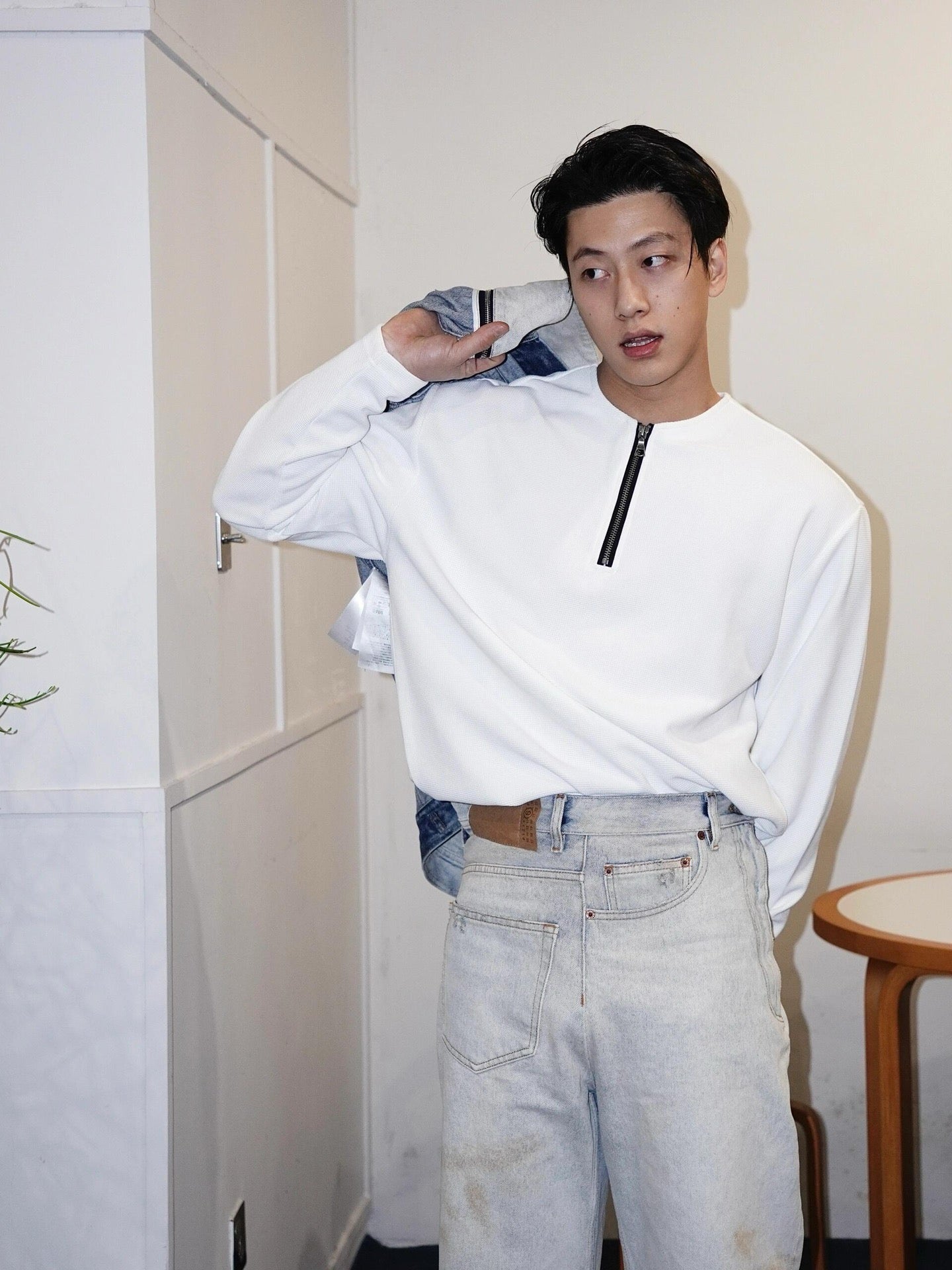 BVG / 메종마르지엘라 남성 여성 데님 팬츠