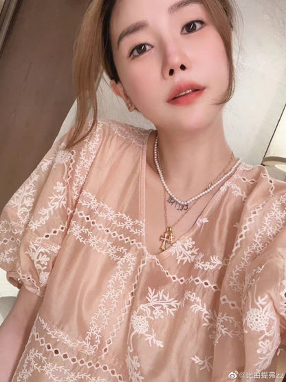 보스 악세사리 / 셀린느 여성 진주 목걸이