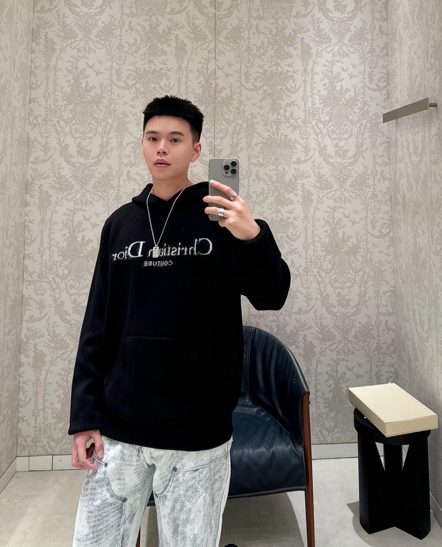 R공장 / 디올 남성 후드티