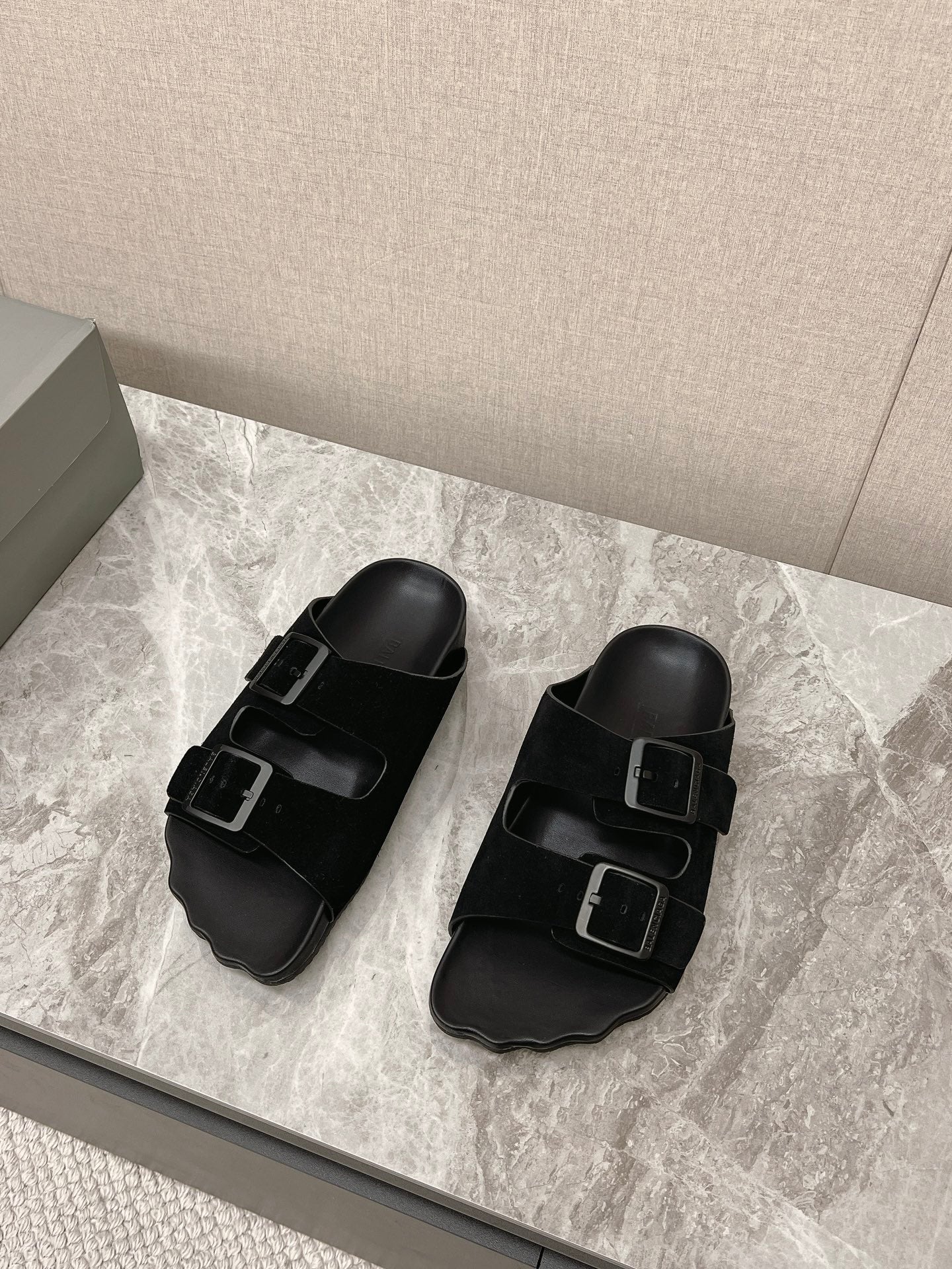 빙 공장 / 발렌시아가 남성 여성 슬리퍼